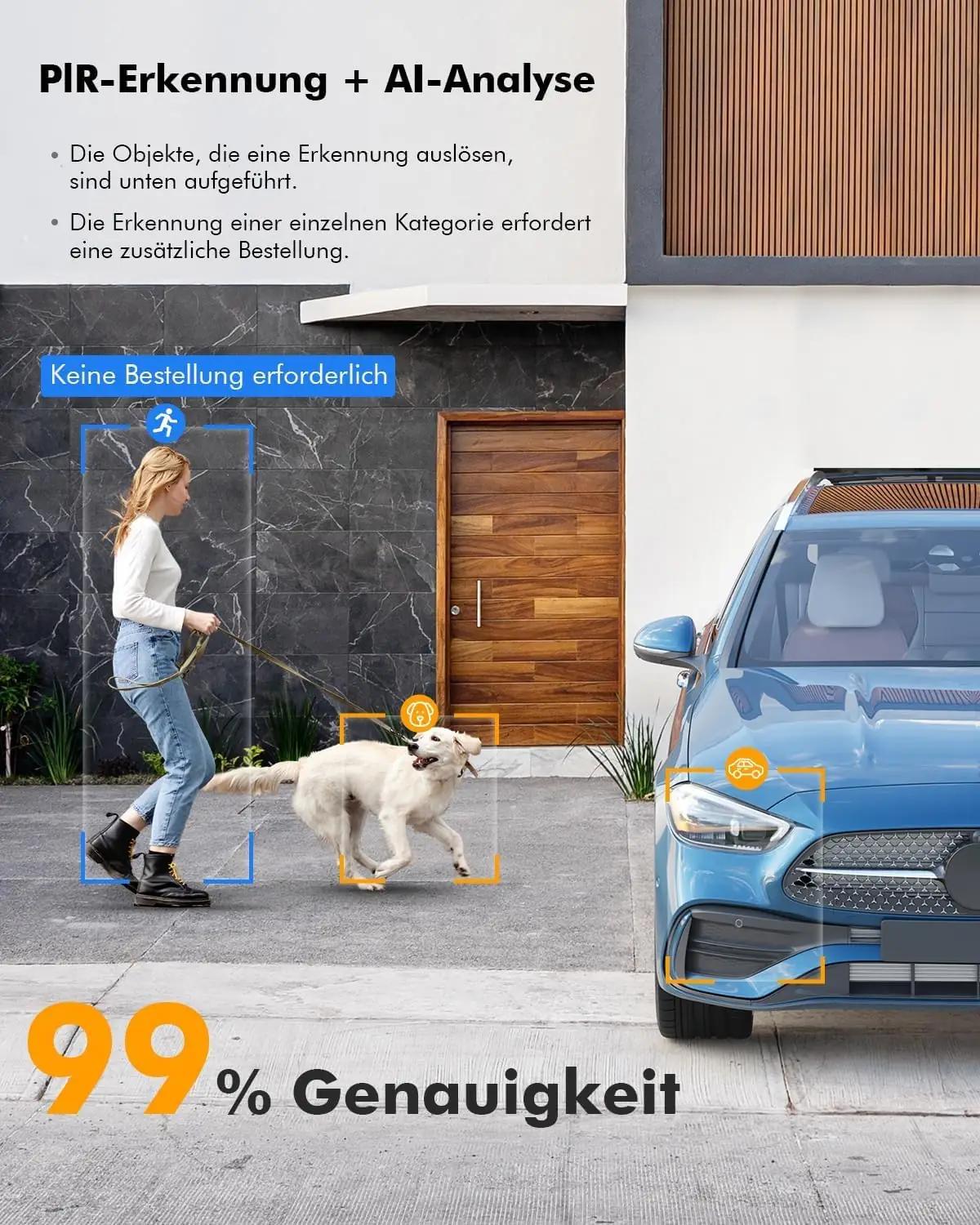 YESKANO väliskaamera solariga — 2K PTZ turvalahendus – pilt 6