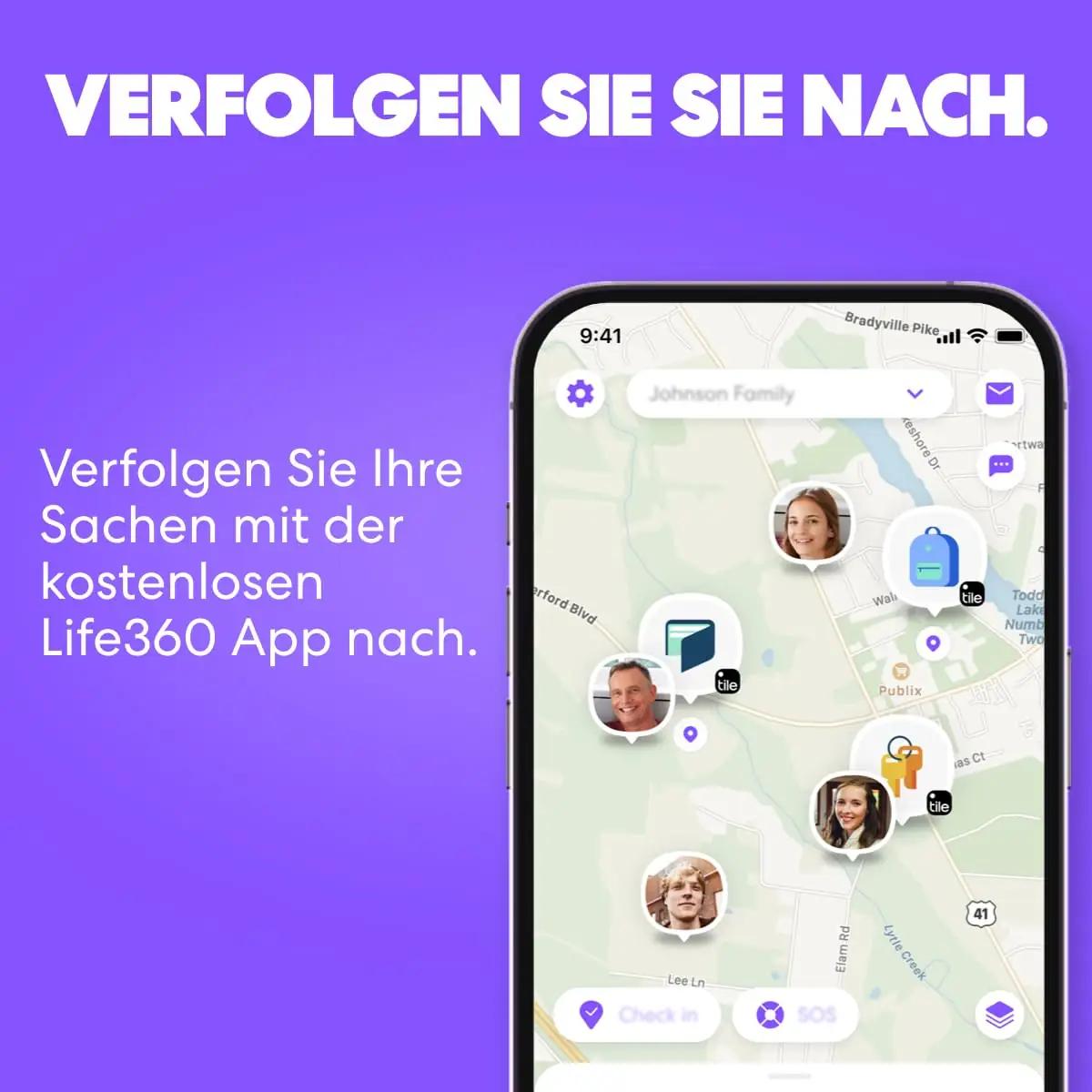 Tile nutikas Bluetooth-ripats charm – kaotuste vähendaja T1701N – lisavaade