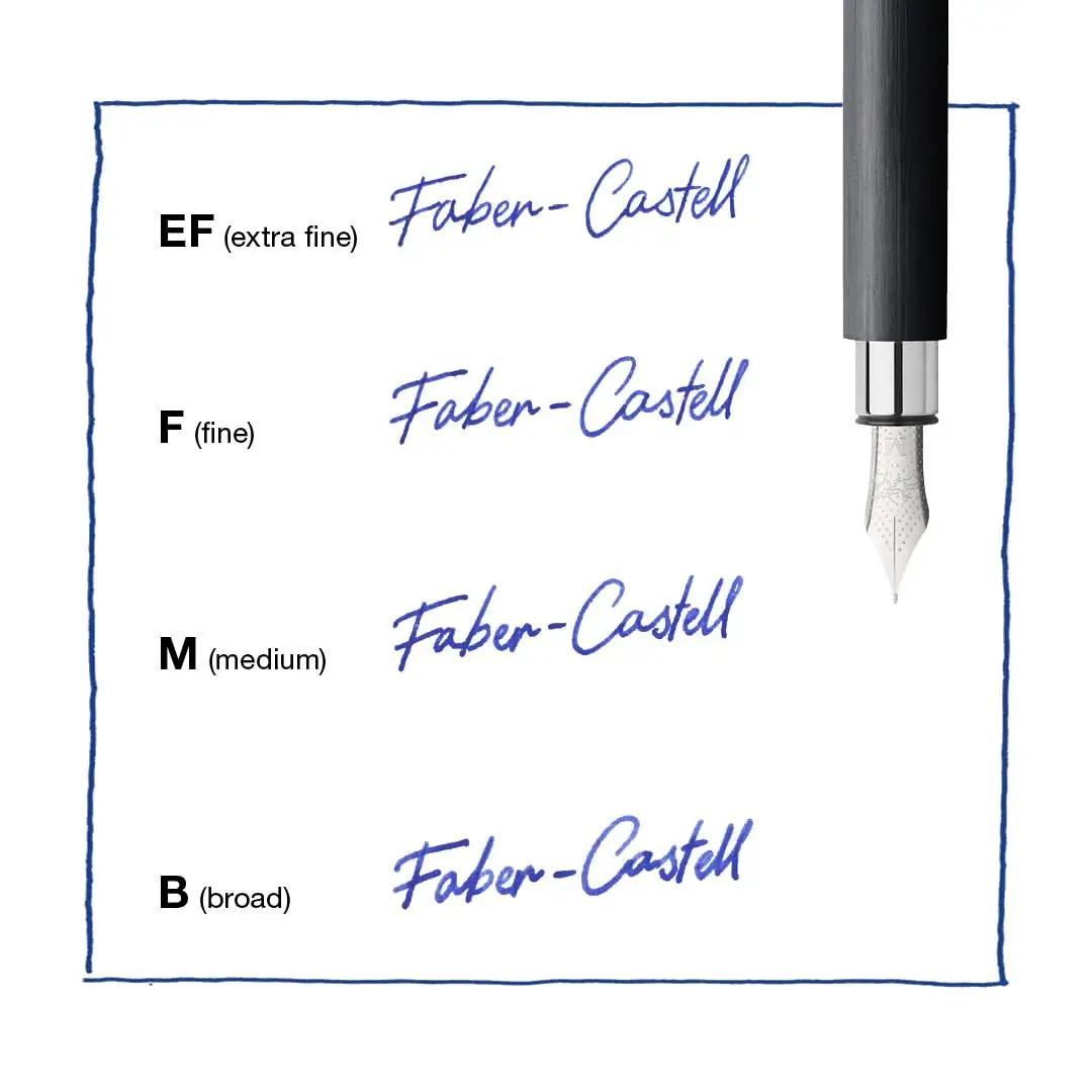 Faber-Castell kirjapliiats Ambition must-hõbe — elegantne – pilt 6