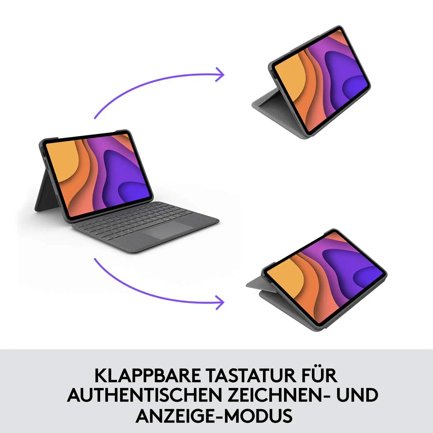 Logitech Folio Touch – kaitsev klaviatuur iPad Air 11″ – pilt 6
