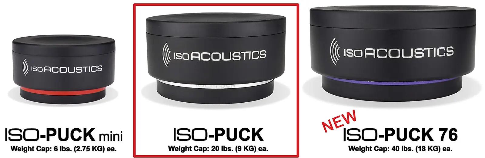 IsoAcoustics muusikariistad ja dj-seadmed ISO-Puck – kasutusnäide