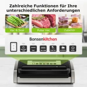 Bonsenkitchen VS4100 kodune eluviis – detailne lähivaade