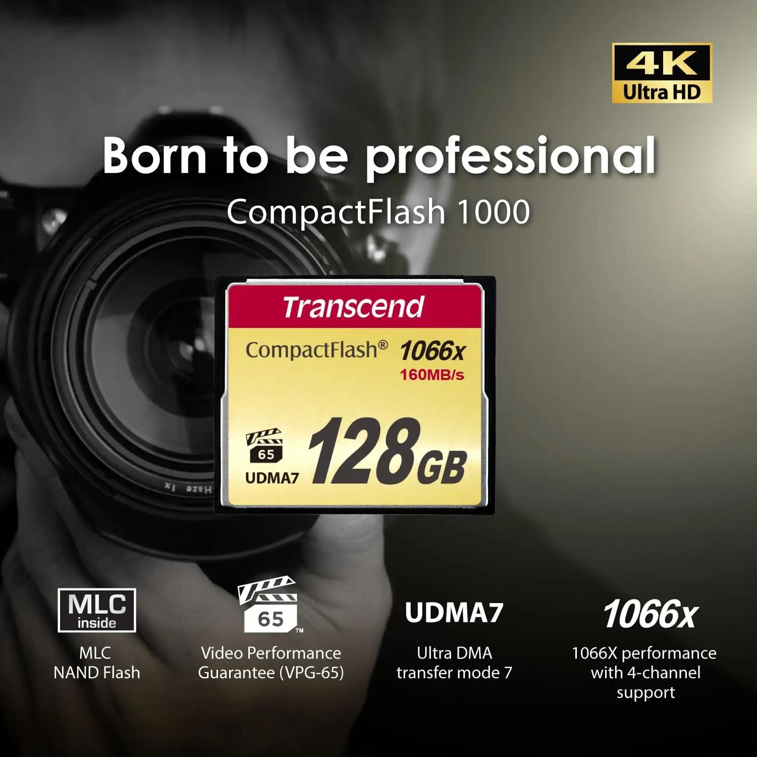 Transcend 32GB CompactFlash – kiire salvestusfotodele ja videole – kasutusnäide