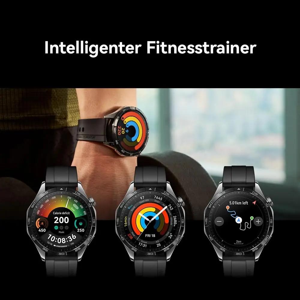 HUAWEI nahast rihmaga nutikell — stiilne 46 mm, pikk aku – lisavaade
