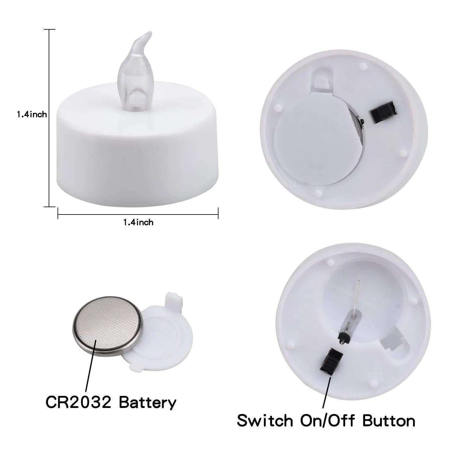 YONGHAOYANG kollased LED-teeküünlad 24-osaline – pilt 6