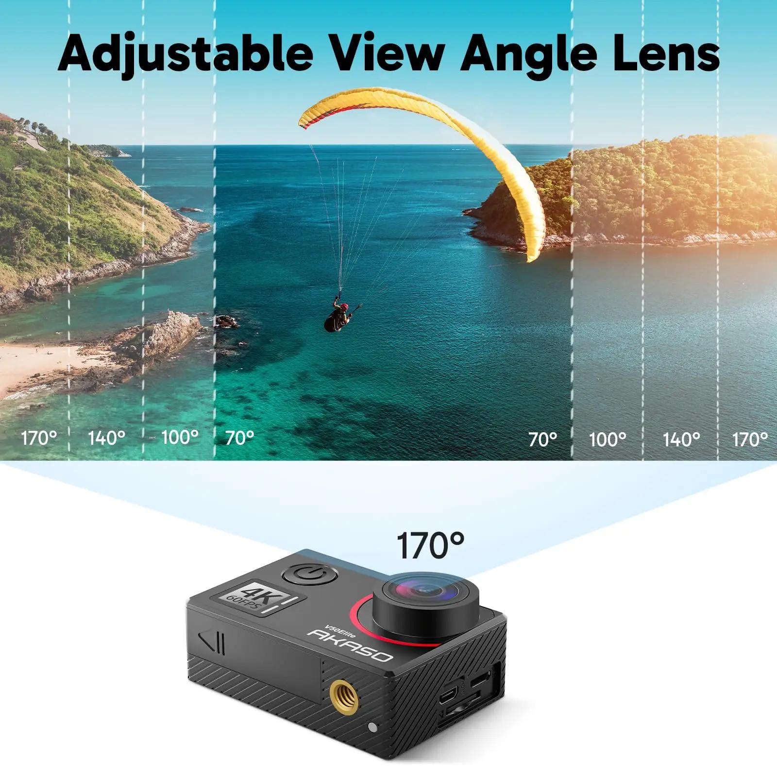 AKASO V50 Elite seikluskaamera 4K60 — veekindel ja mitmekülgne – pilt 7