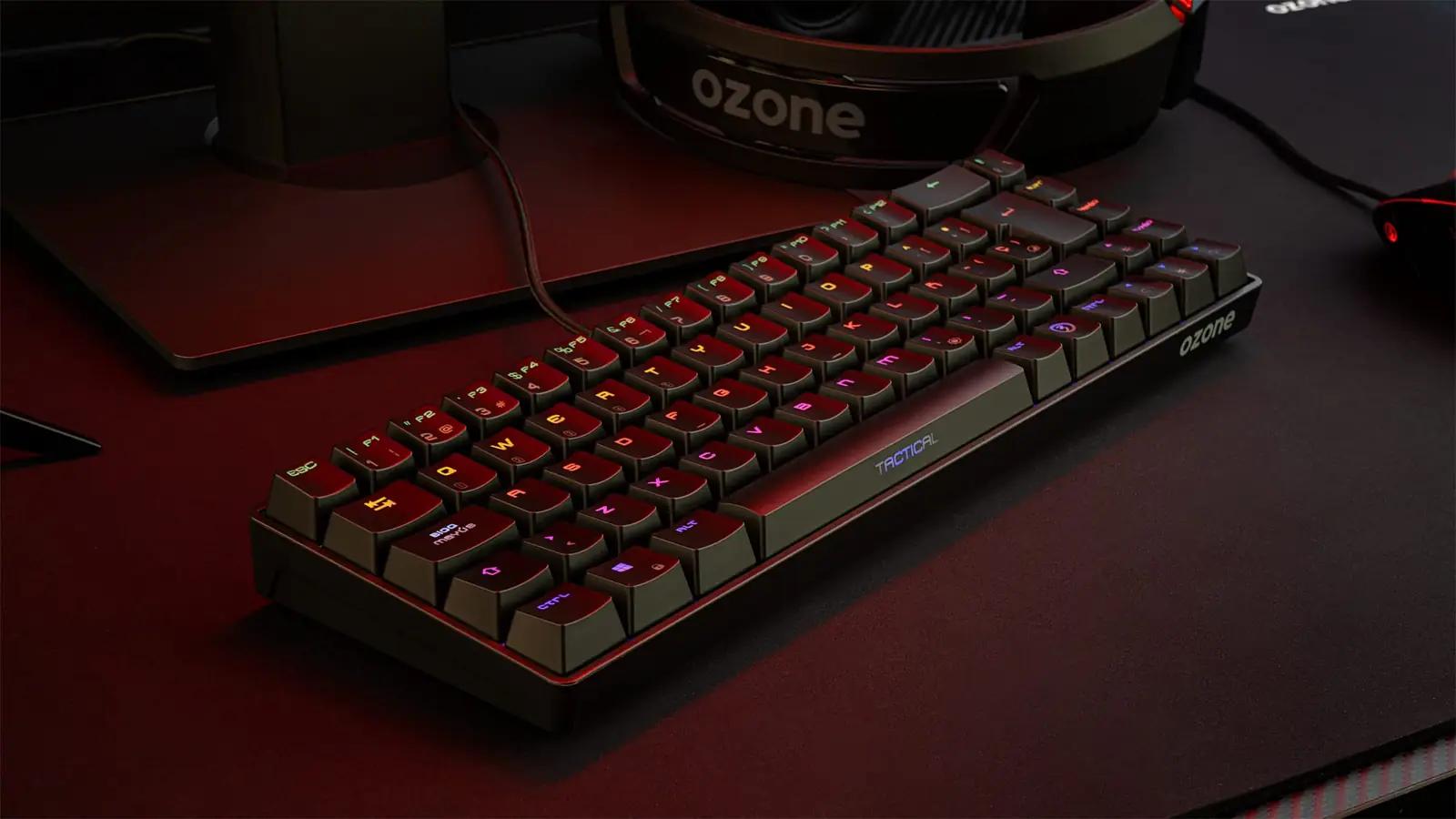 Ozone Gaming Gear taktikaline mehaaniline klaviatuur – lisavaade
