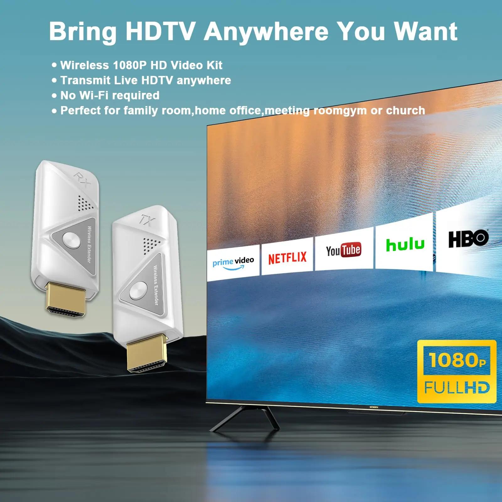 Steetek traadita HDMI extender — lihtne voogesitus ja ühendus – kasutusnäide