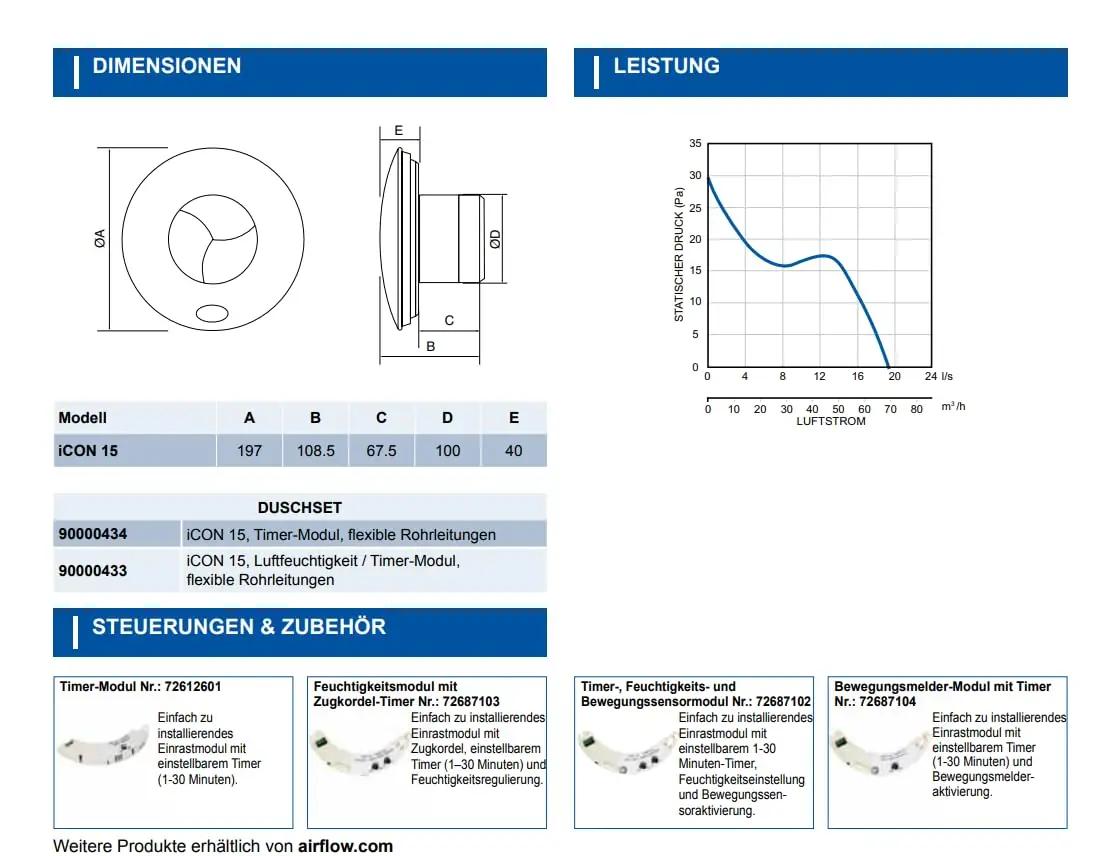 Airflow radiaatoriregulaatorid ja tarvikud iCON ECO 15 – pilt 8