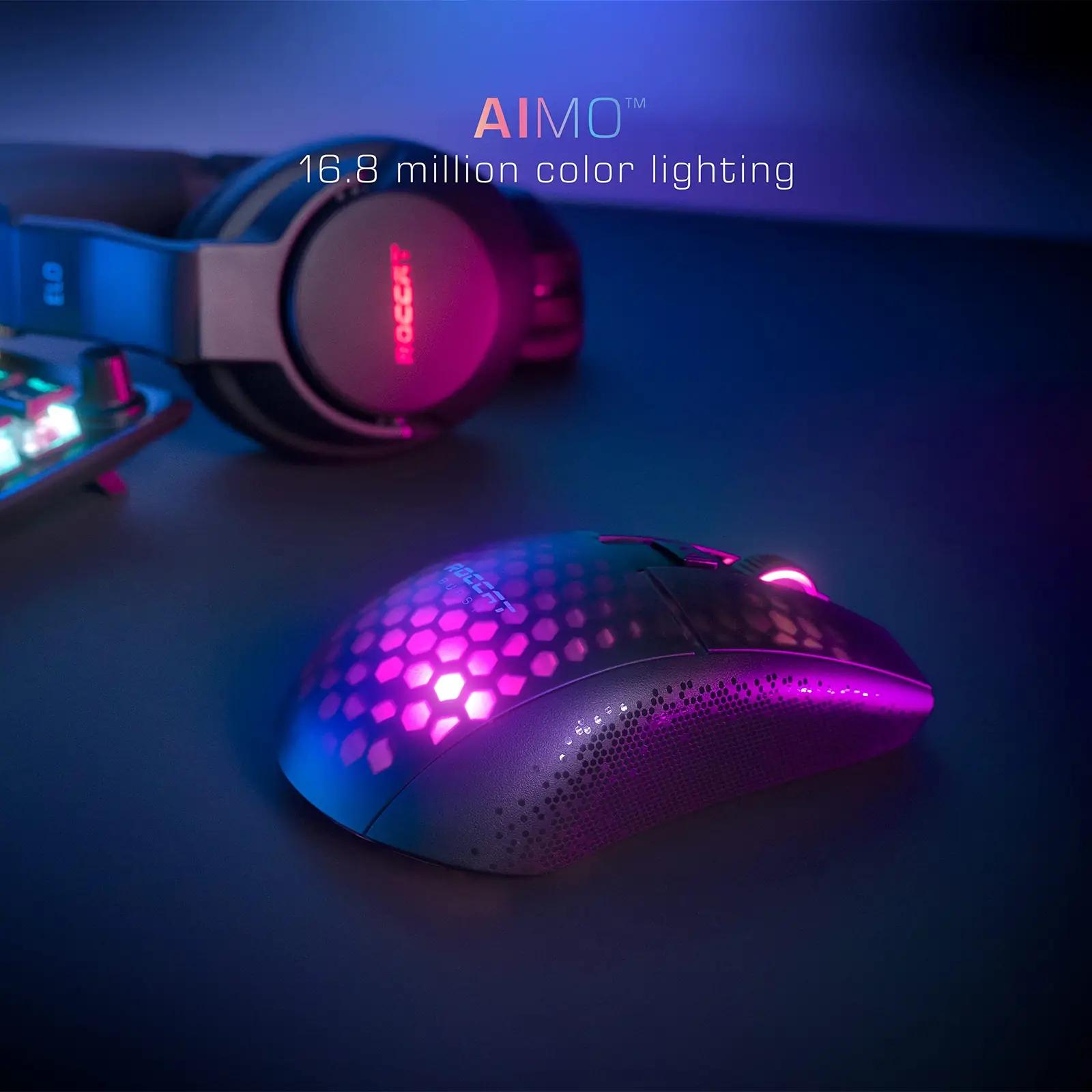ROCCAT kerge mänguhiir Burst Pro Air — ergonoomiline ja kiir – detailne vaade