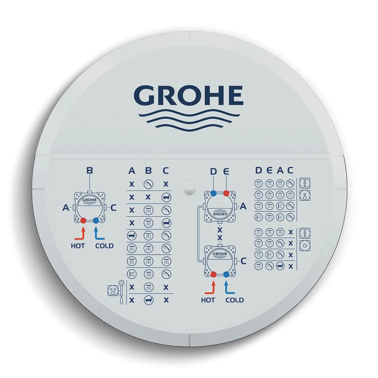 GROHE paindlik messingtükk Rapido SmartBox — ruumisäästlik – pilt 9