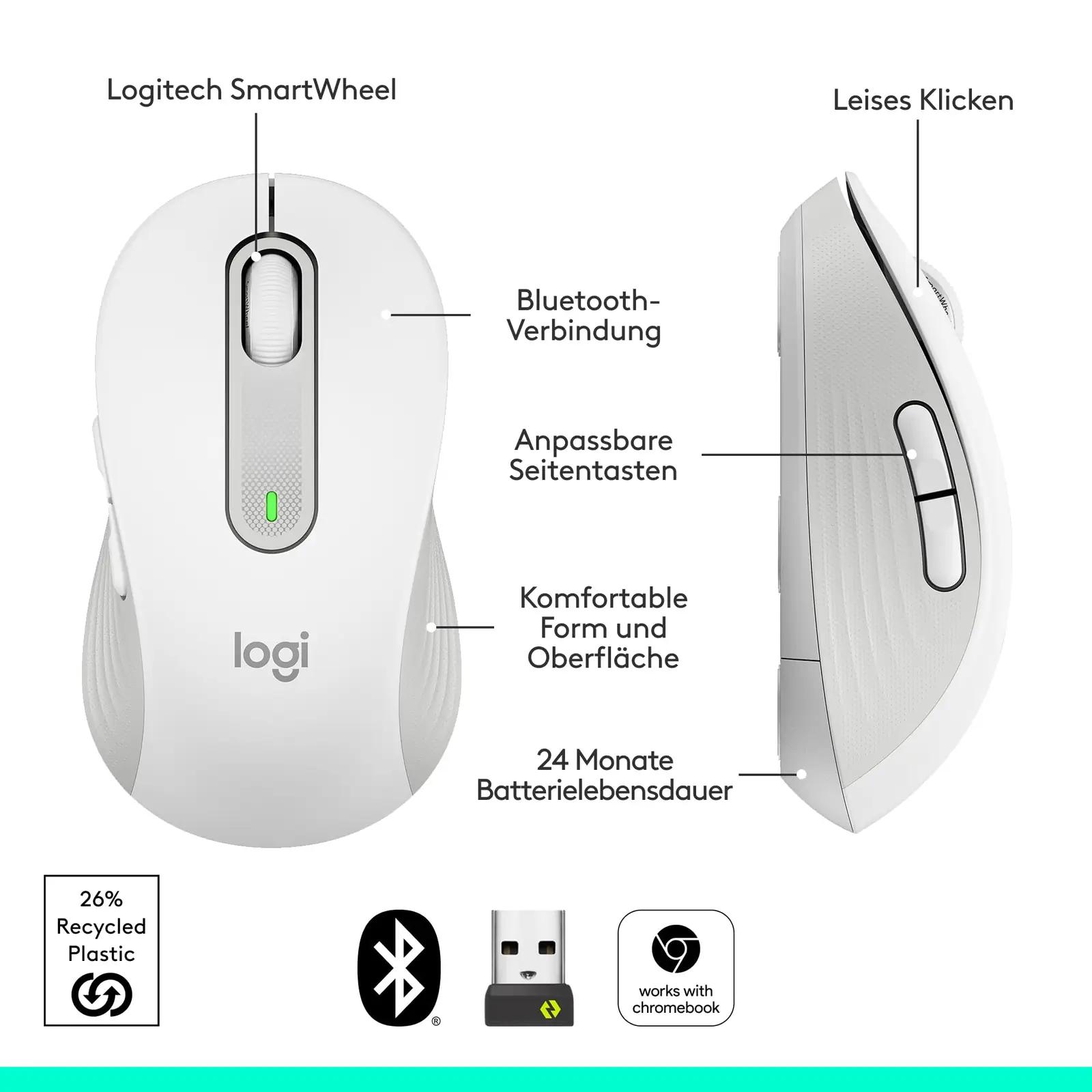 Logitech mugav rätitud kummiga hiir – sobib suurtele kätele – pilt 9