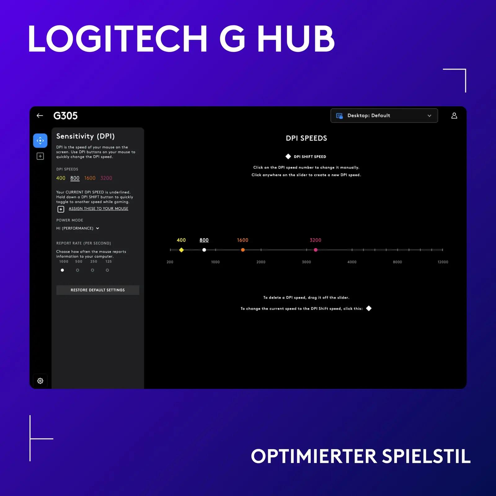 Logitech G kerge mänguhiir – täpne HERO 12K ja juhtmevaba kasutus – lisavaade