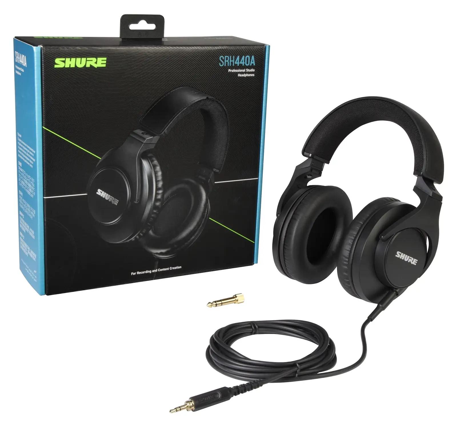 Shure SRH440A-EFS muusikariistad ja dj-varustus – detailne lähivaade