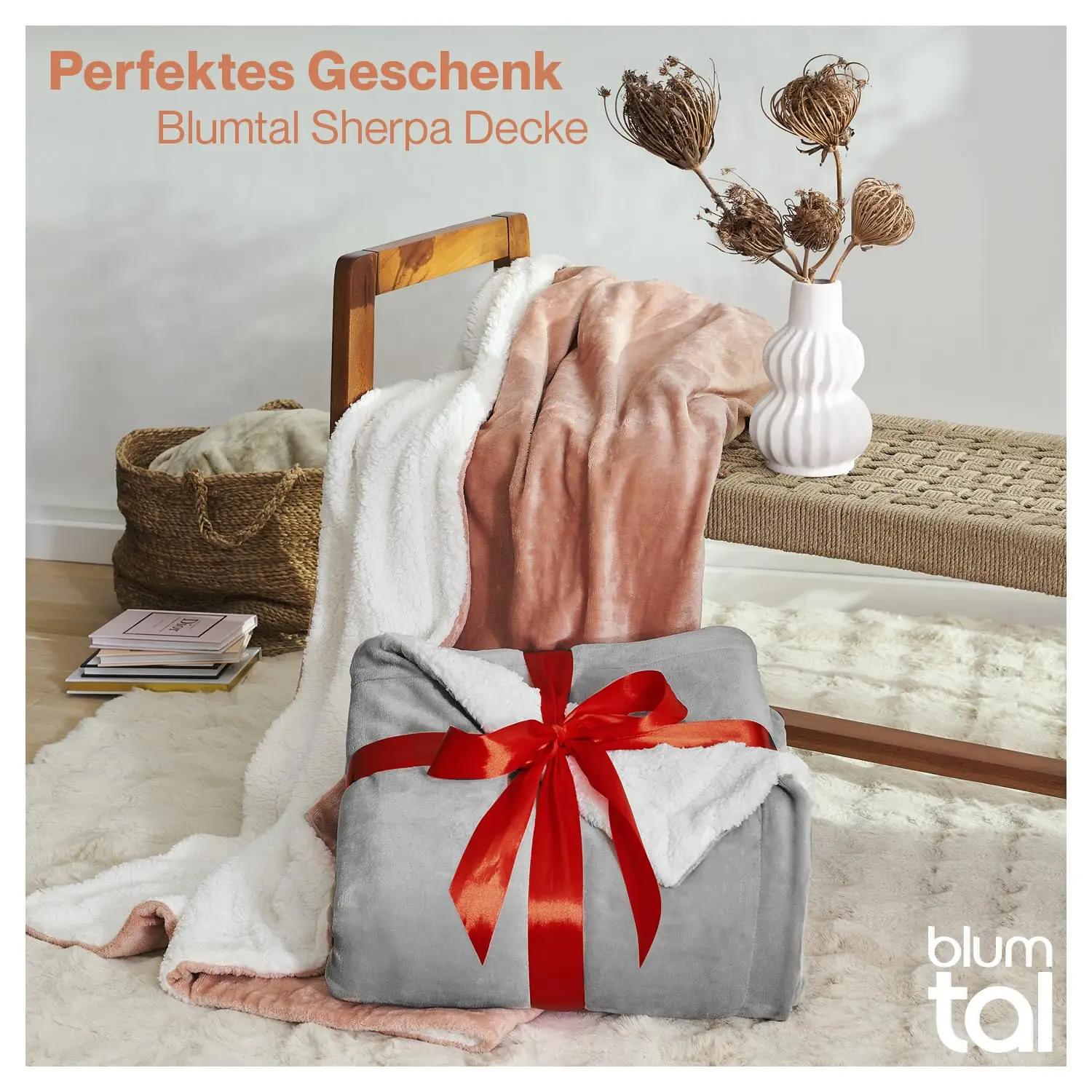 Blumtal pehme Sherpa pleed 230×270 cm – soe ja luksuslik – pilt 6