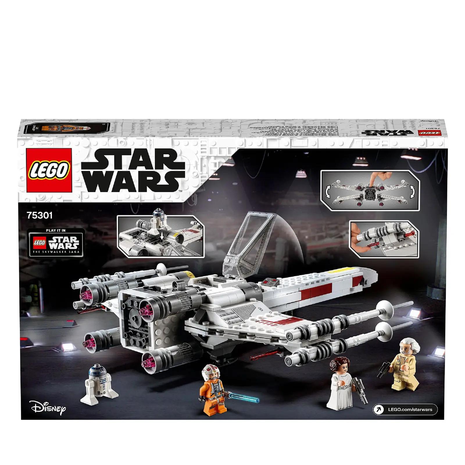 LEGO X-Wing ehitusmäng – detailne kosmoselaev ja figuurid – pilt 9