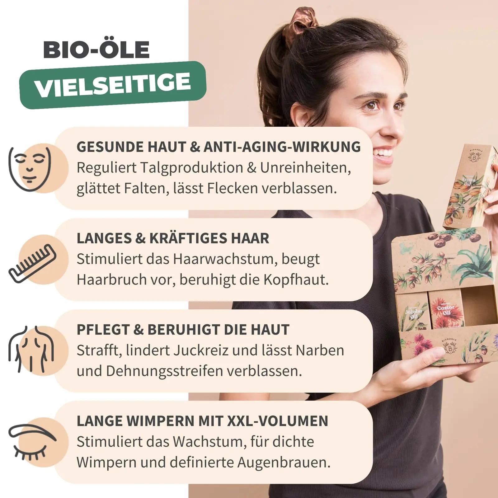 BIONOBLE orgaaniline õlikomplekt – kosmeetika – pakend ja tarvikud