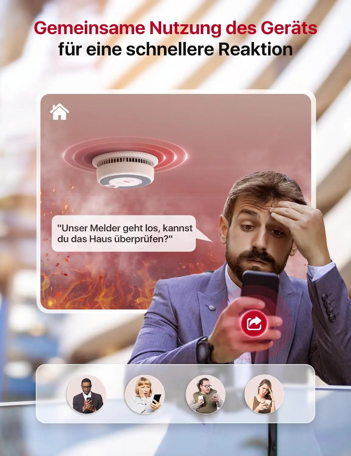 X-Sense nutikas suitsi- ja vingugaasiandur SC06-WX — vahetatav – pilt 6