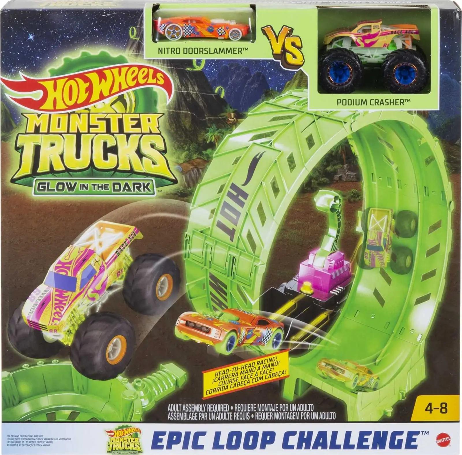 Hot Wheels monsterautode rada – looping ja heliefektiga mänguasi – pilt 6