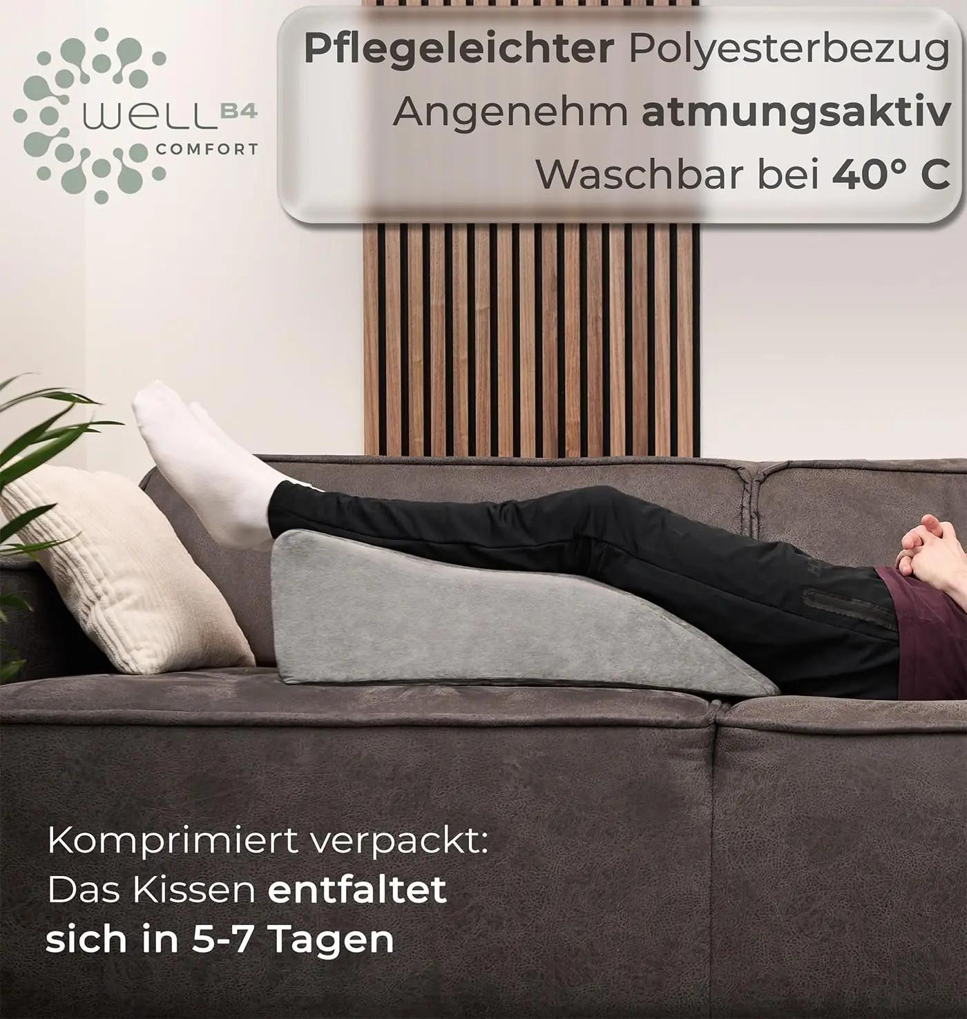 WELL B4 ergonoomiline jalapadi – mugav lümfi- ja veenitugi – lisavaade