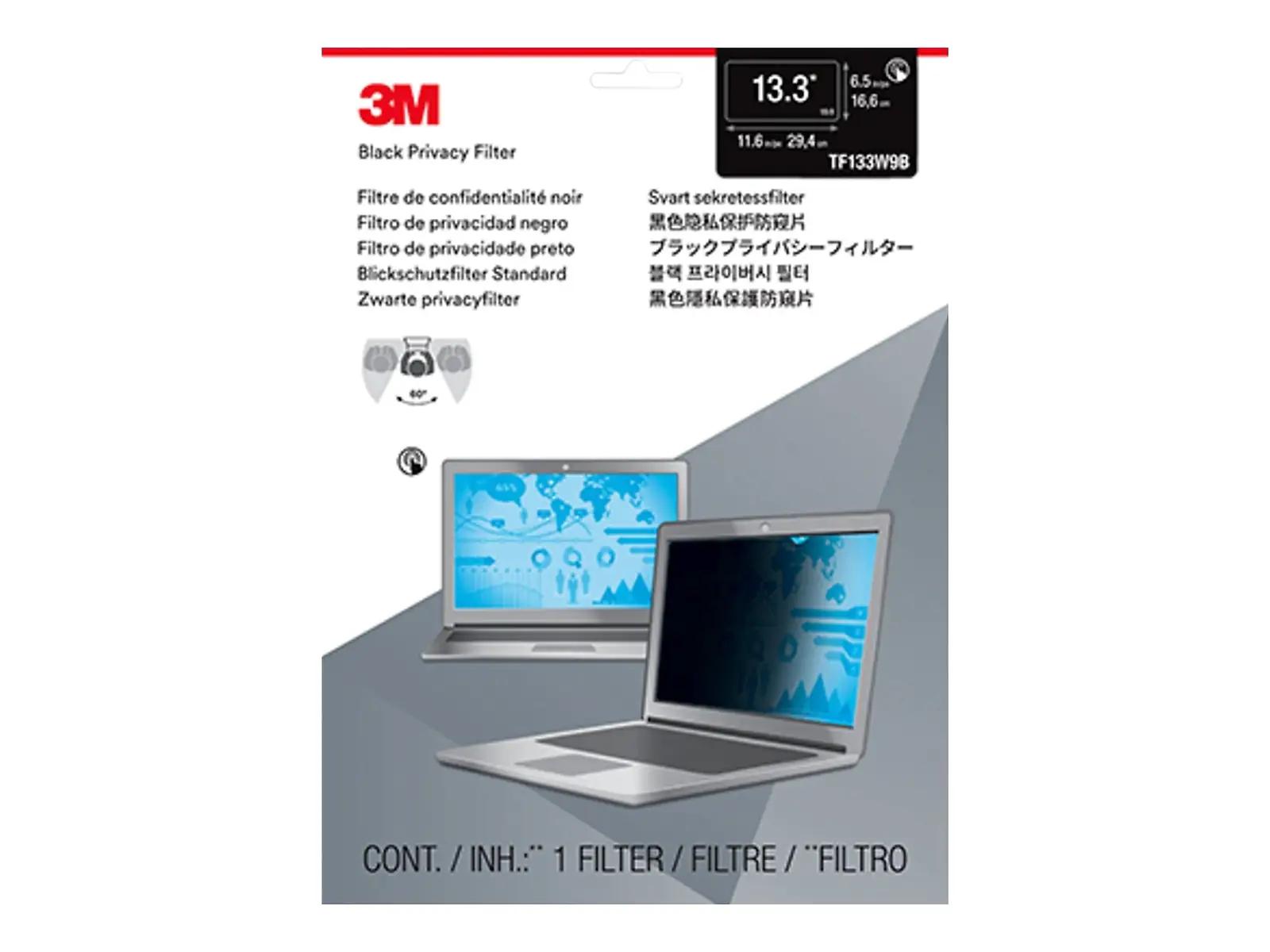 3M privaatsusfilter 13,3″ PET-materjalist sülearvutile – detailne vaade