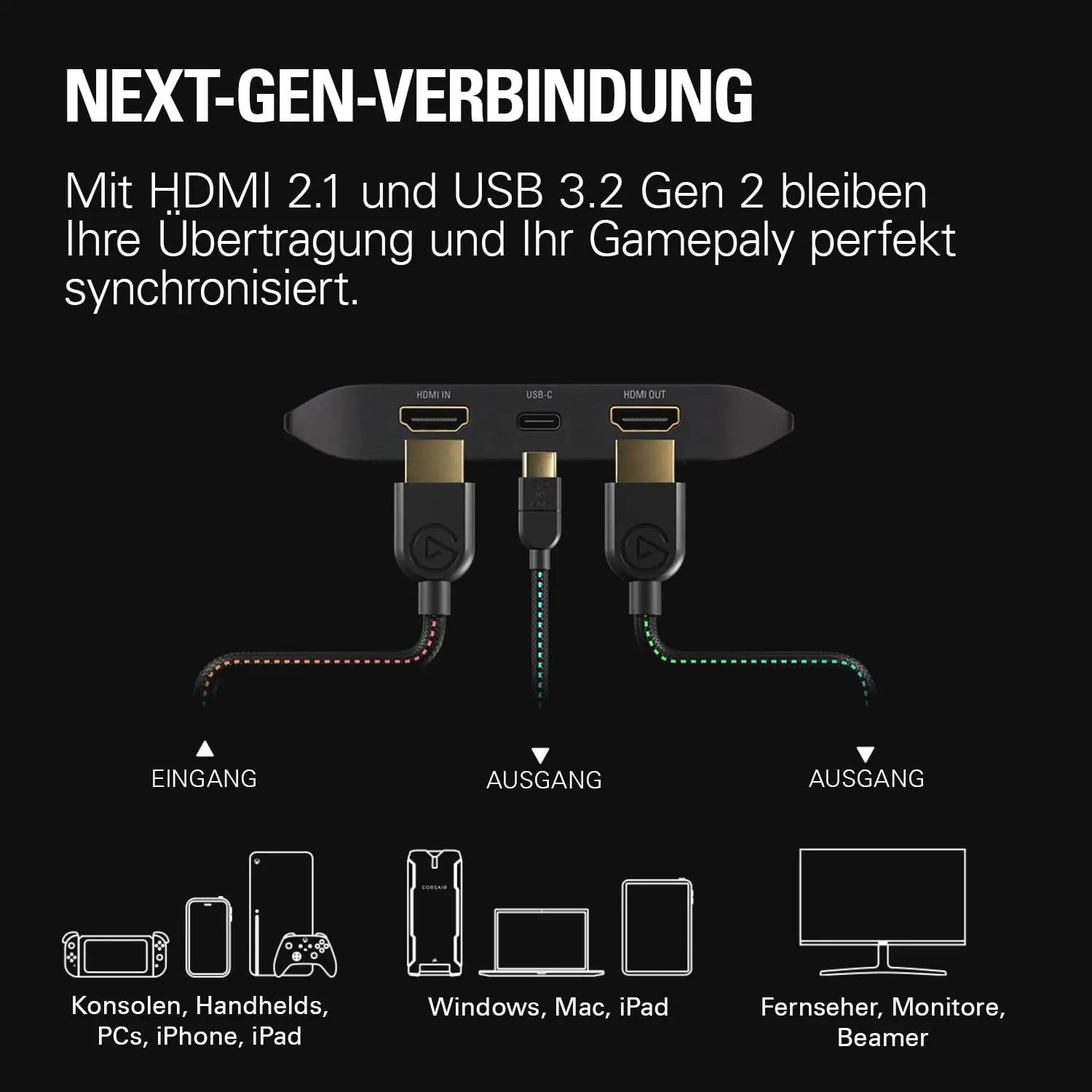 Elgato 4K X – professionaalne USB-videokaardiga salvestus – kasutusnäide