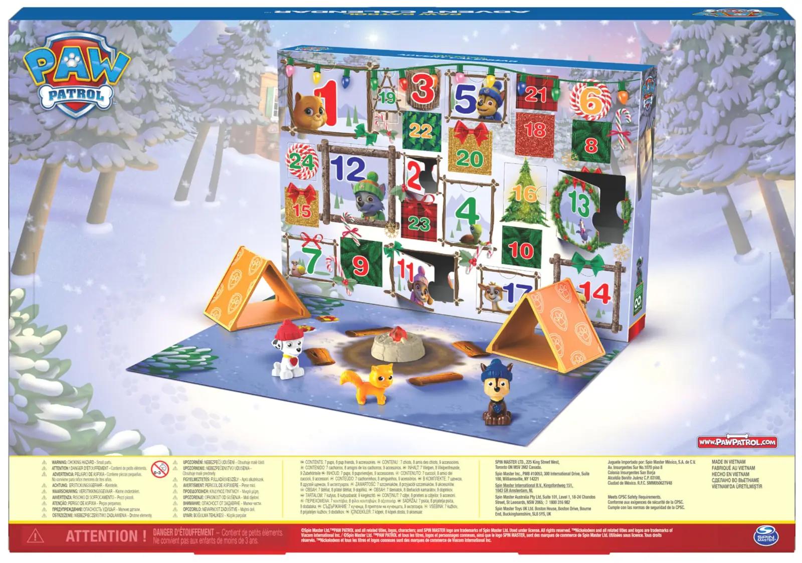 PAW PATROL seikluslik adventkalender laste mänguasjadega – lisavaade