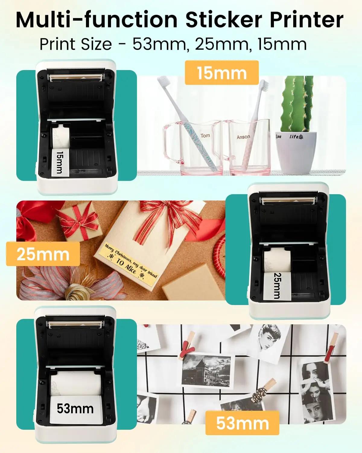 Phomemo kandekvaliteetne mini-termoprinter – ideaalne kink – lisavaade