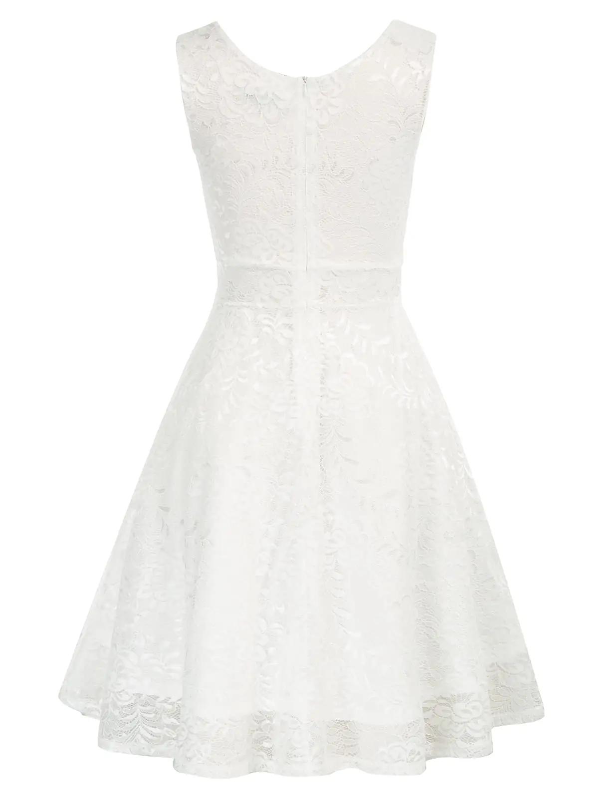 GRACE KARIN pitsist vintage 50s kokteilkleit — elegantne A-lõige – detailne vaade
