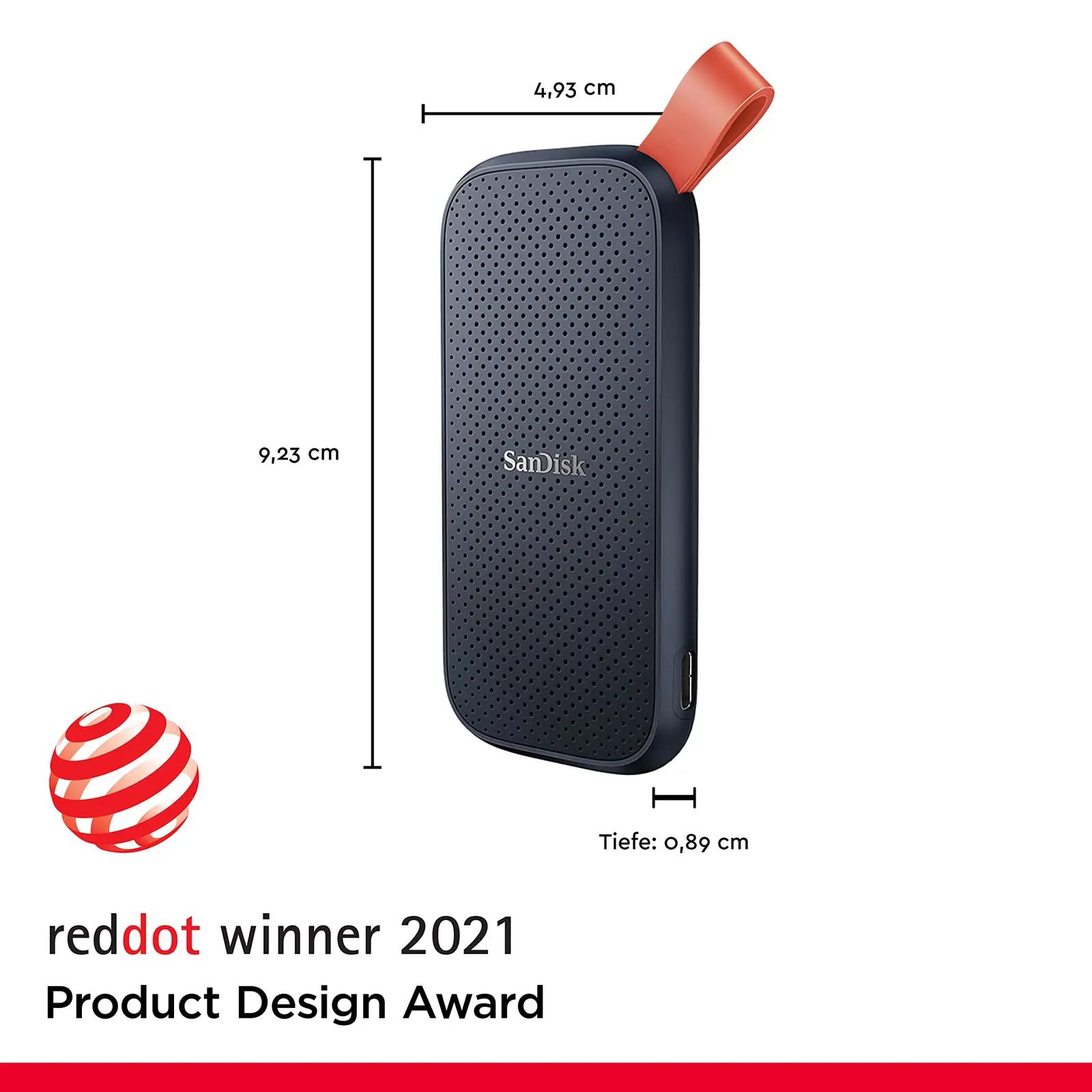 SanDisk kerge ja vastupidav 2 TB kaasaskantav SSD — kiire – detailne vaade