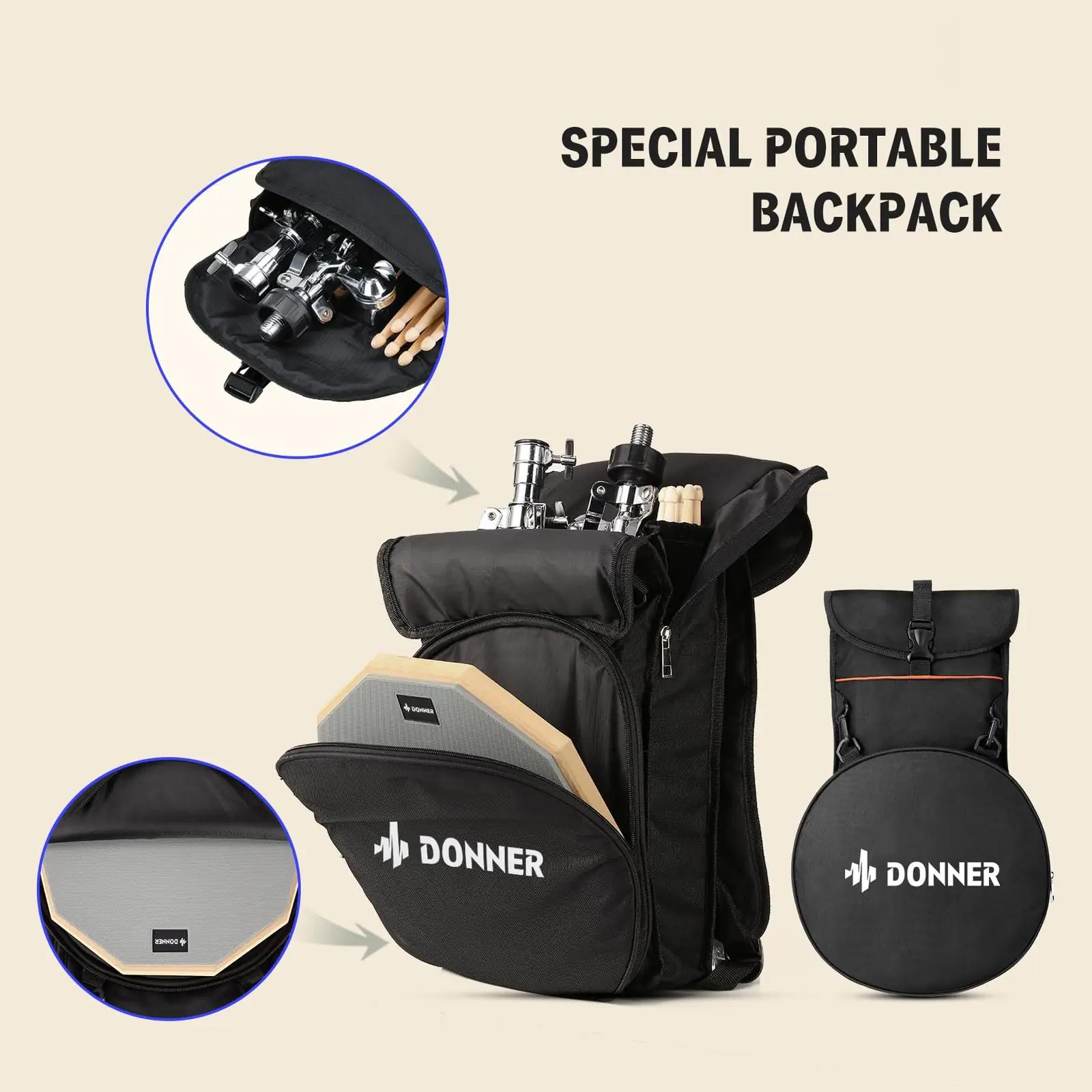 Donner harjutustala 12″ kummist pind — vaikne koduseks – pilt 6