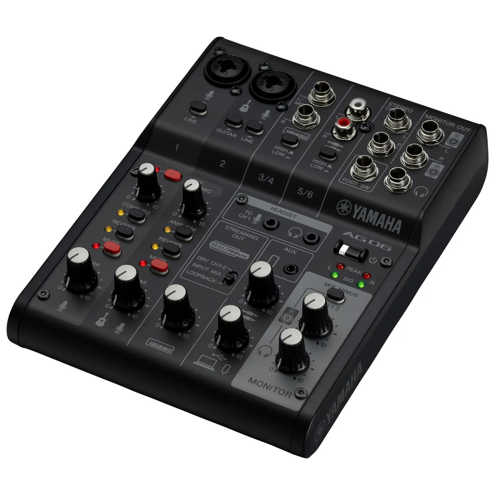 Yamaha AG06MK2 muusikariistad ja dj-seadmed – detailne lähivaade