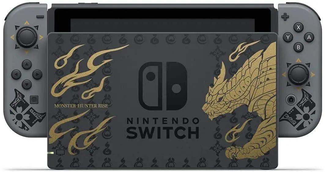 Nintendo eriversioon konsool – Monster Hunter Rise disainiga – lisavaade