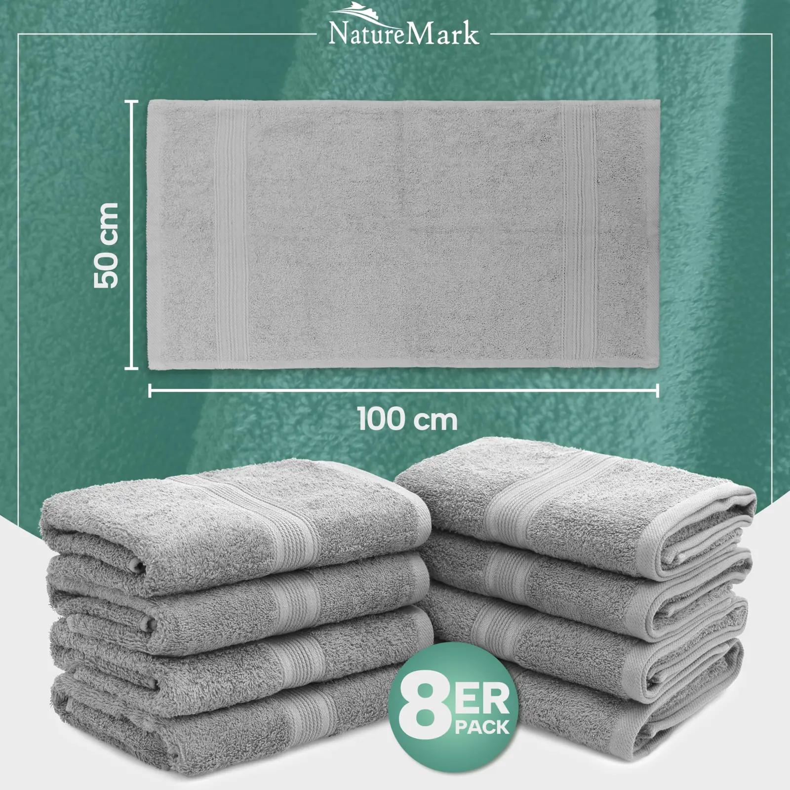 NatureMark pehmed käterätid 8-komplekt 100% puuvill – kasutusnäide