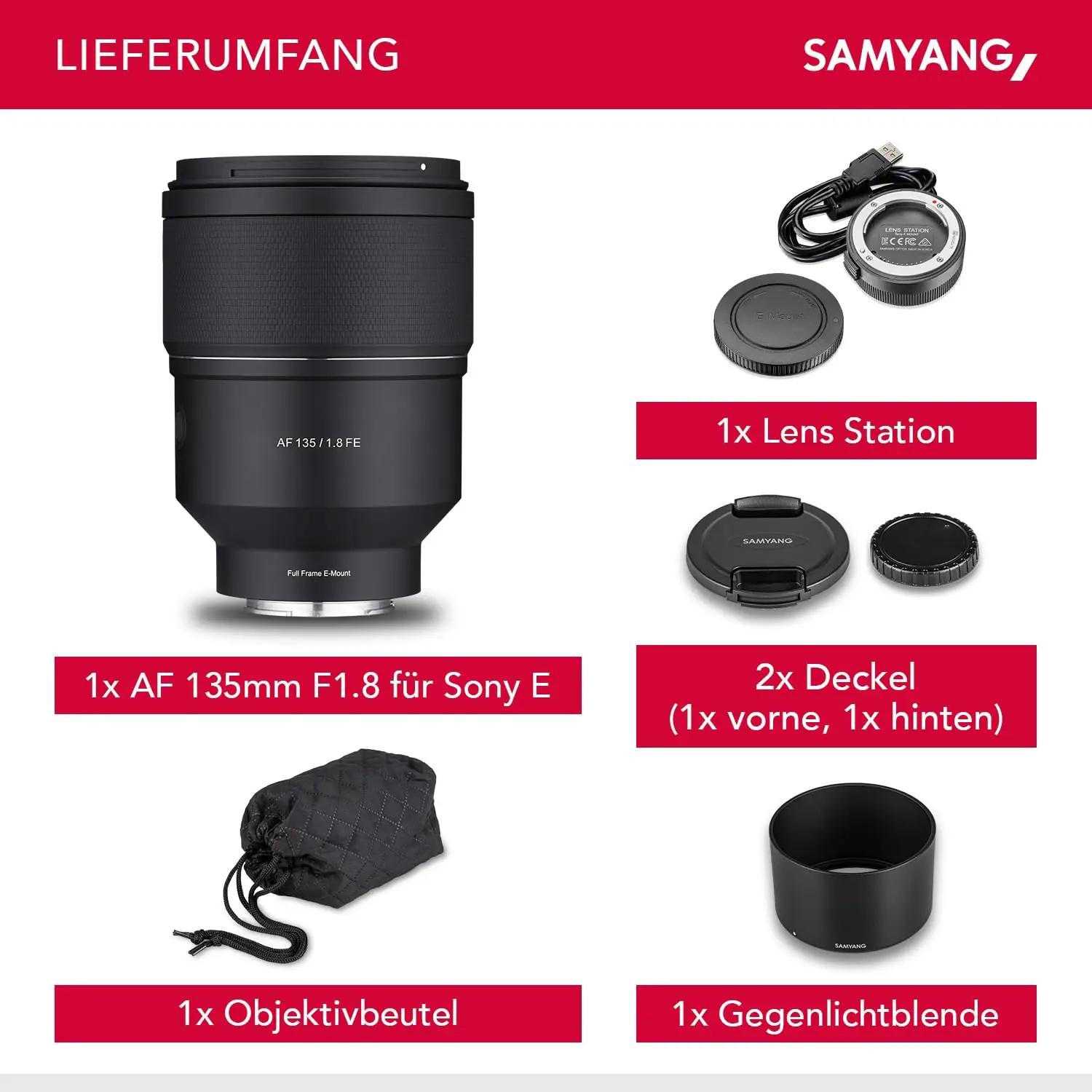 SAMYANG terav F1.8 135mm teleobjektiiv Sony FE jaoks – pilt 7
