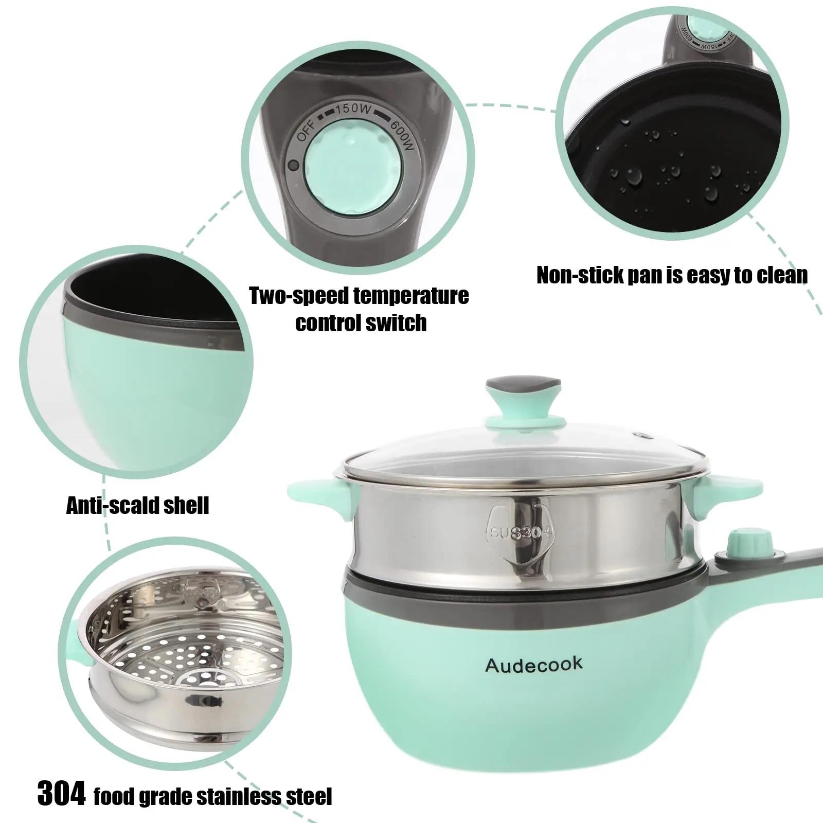 Audecook mittemärgistatud mini-multikokk 1,5 l aurutiga – detailne vaade