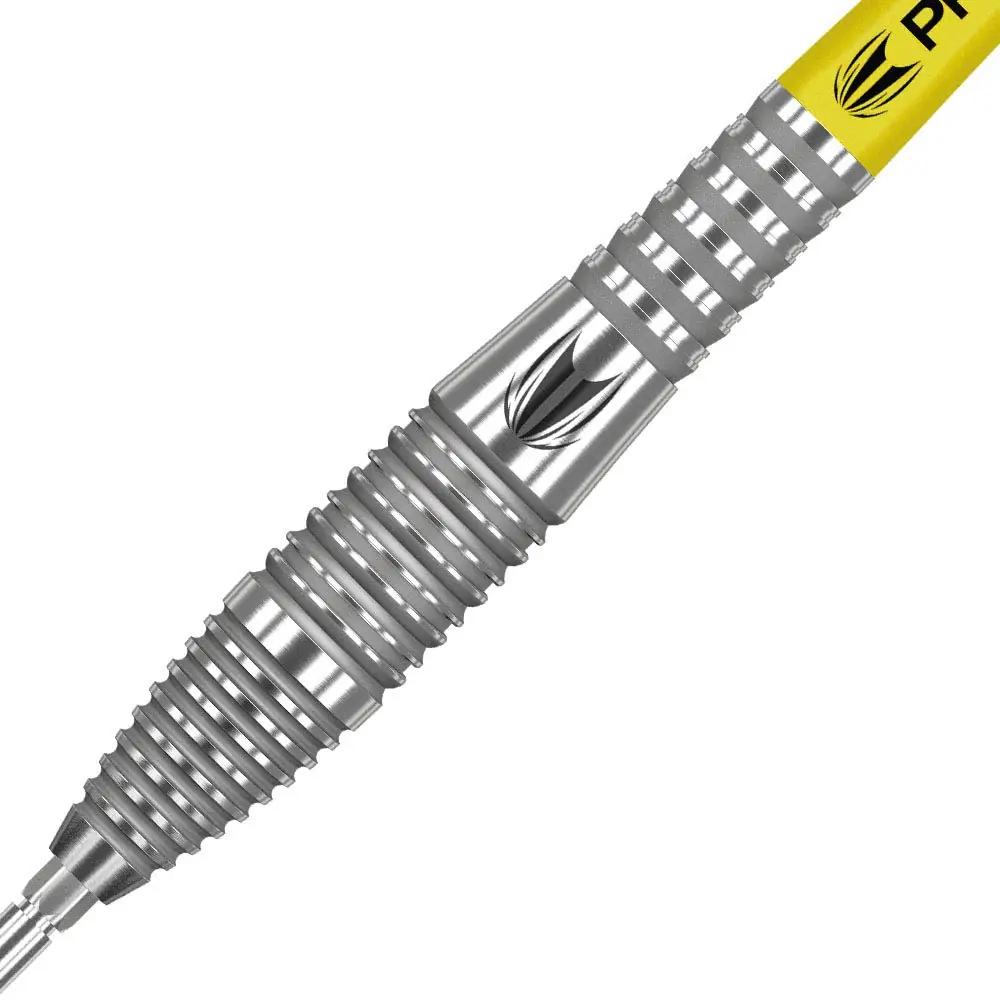 Target Darts 90% volframist steeldarts — vastupidav 24 g komplekt – detailne vaade