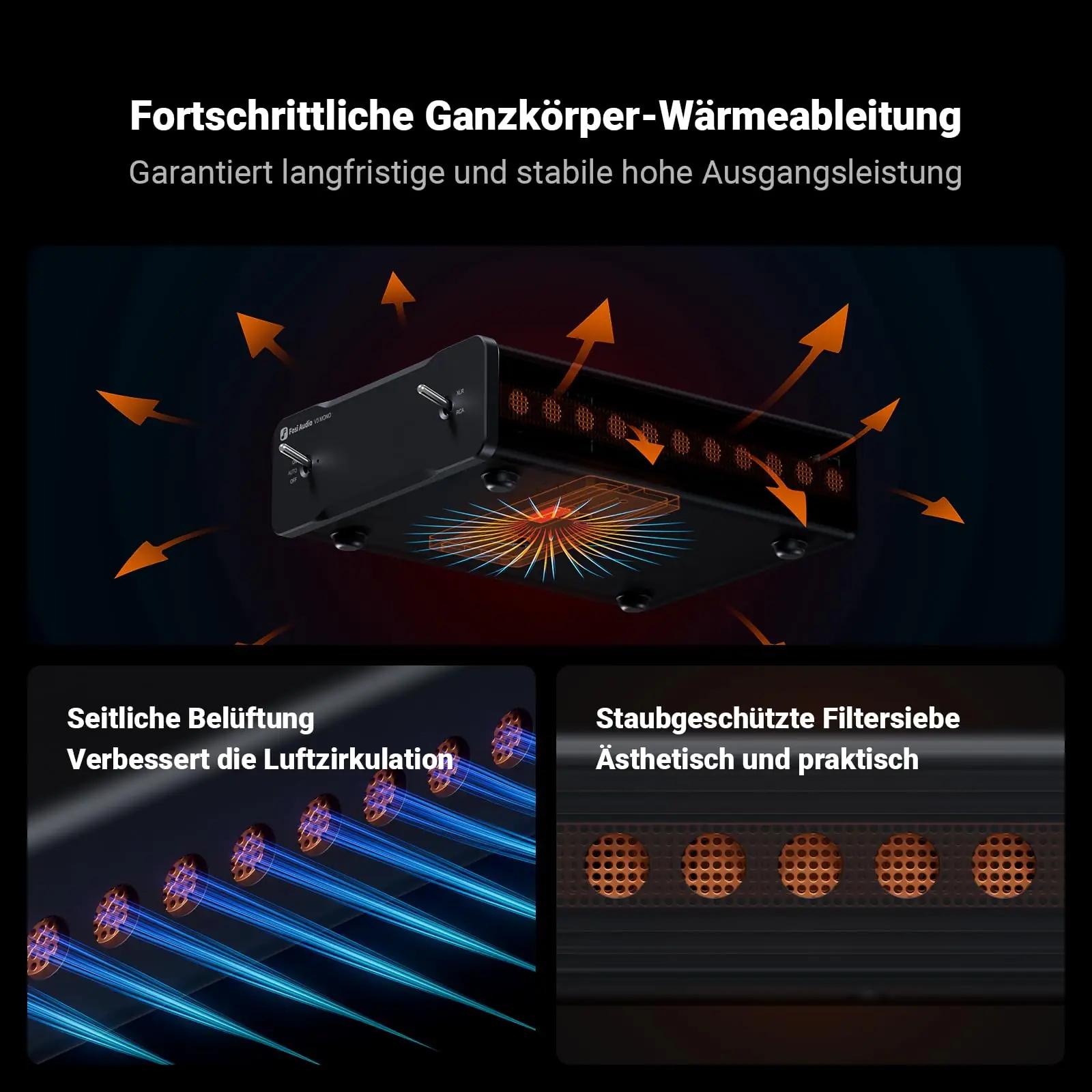 Fosi Audio metallist mini mono võimendi — 240W HiFi – lisavaade