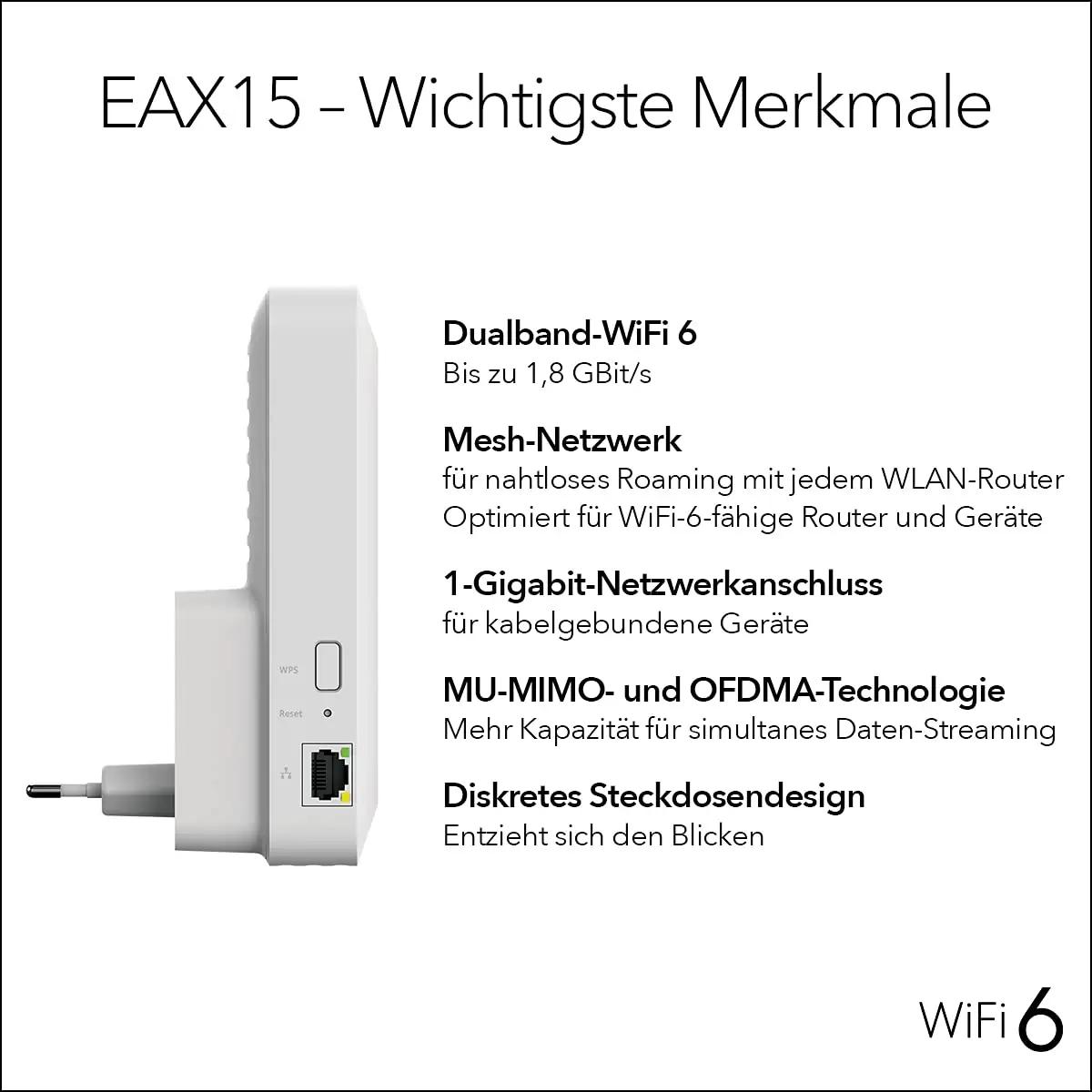 NETGEAR EAX15 võimas WiFi 6 kordaja koduseks leviks – pilt 6