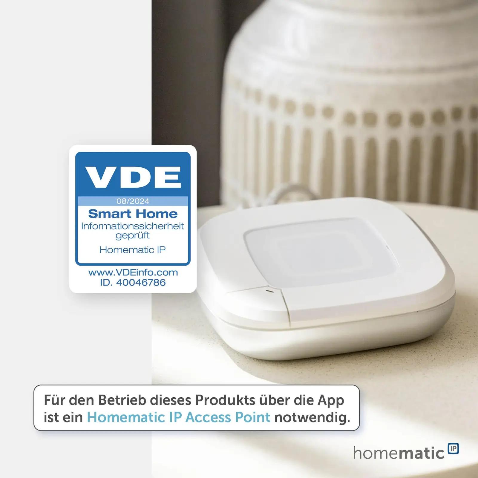 Homematic IP bimetall termostaat seinakinnitusega – energiasääst – lisavaade