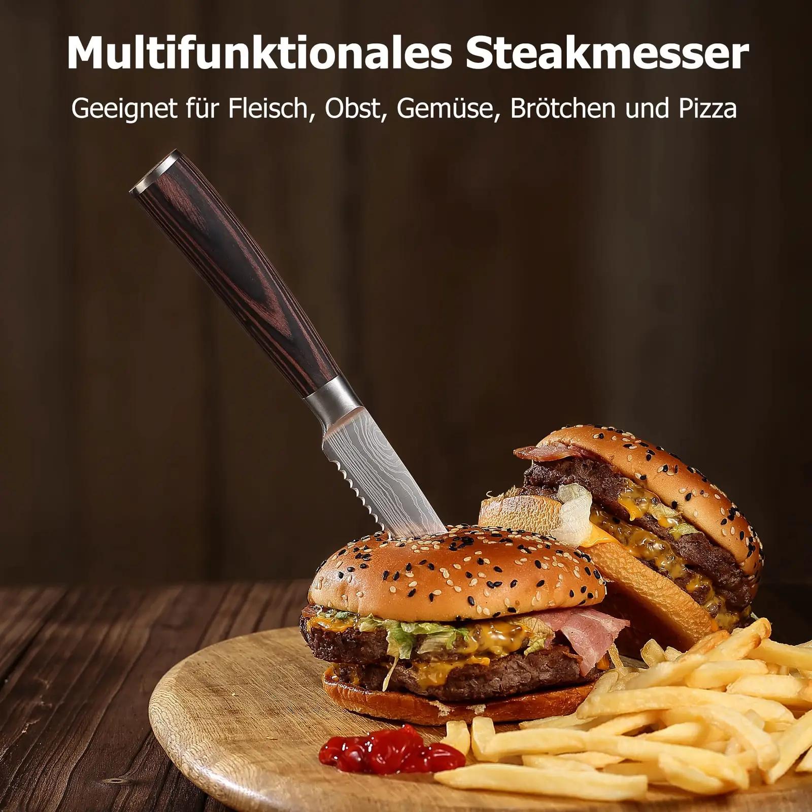 PAUDIN roostevabast terasest 8-osaline steak-nugade komplekt – pilt 6