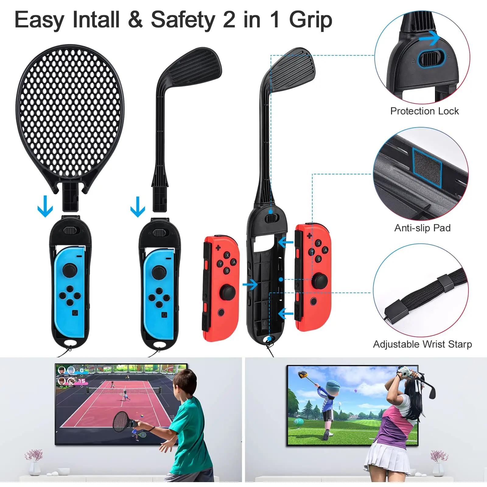 innoAura sportlik 14‑ühes Switch tarvikute komplekt – kasutusnäide
