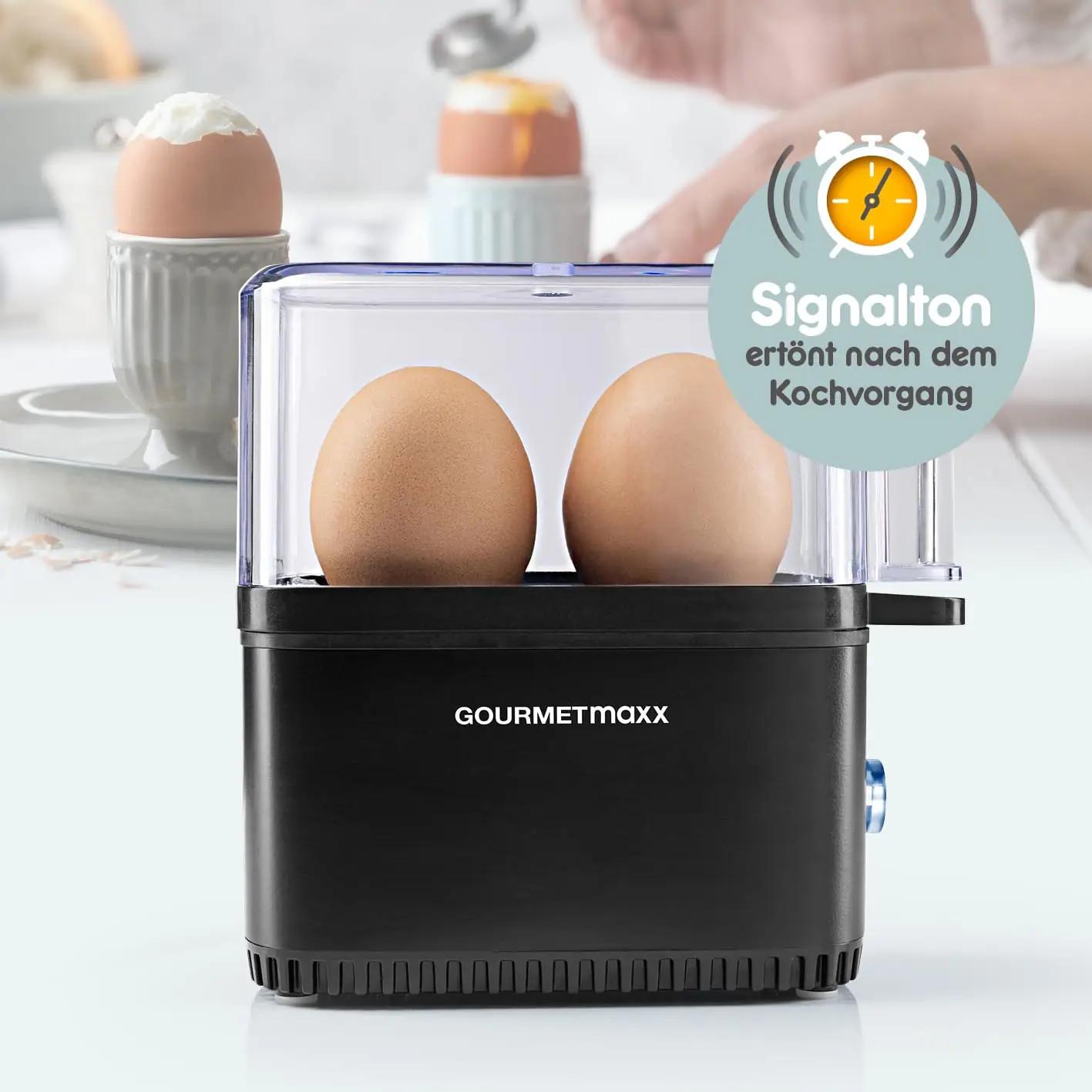 GOURMETmaxx roostevaba munakeetja — kompaktne kahemunaline – pakend ja tarvikud