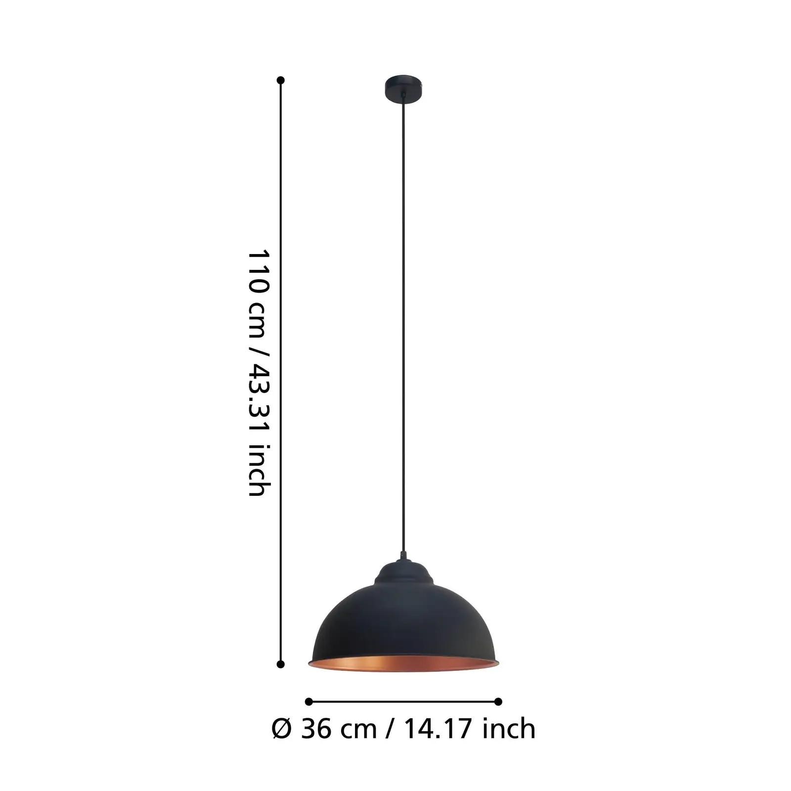 EGLO stiilne ripatslamp Truro — tugev teras, retro välimus – pilt 6