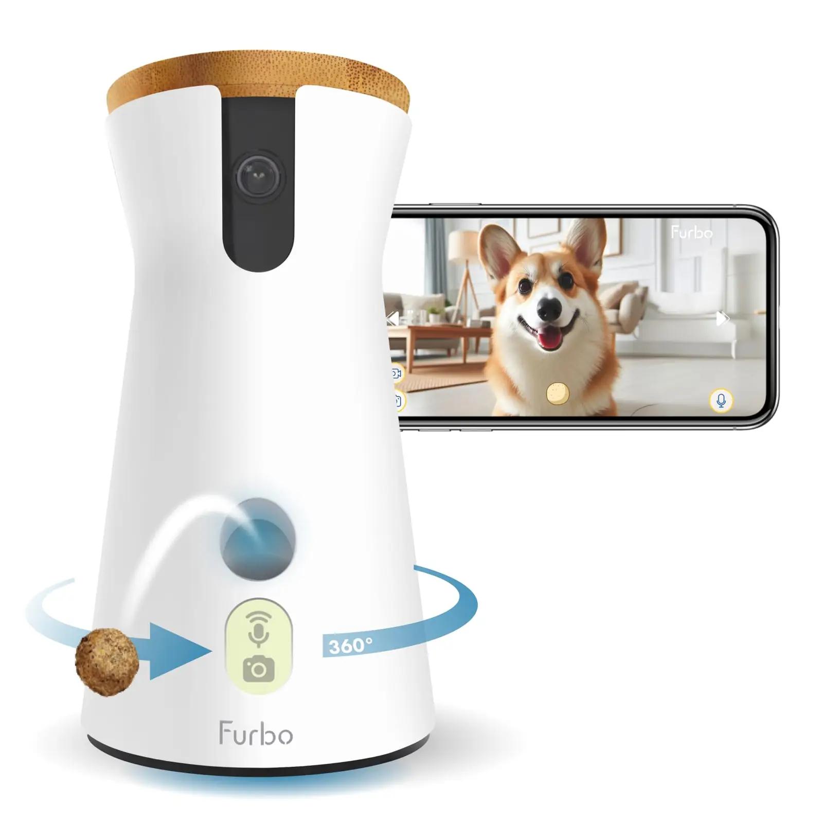 Furbo koerakaamera 360° vaatega — reaalajas jälgimine ja