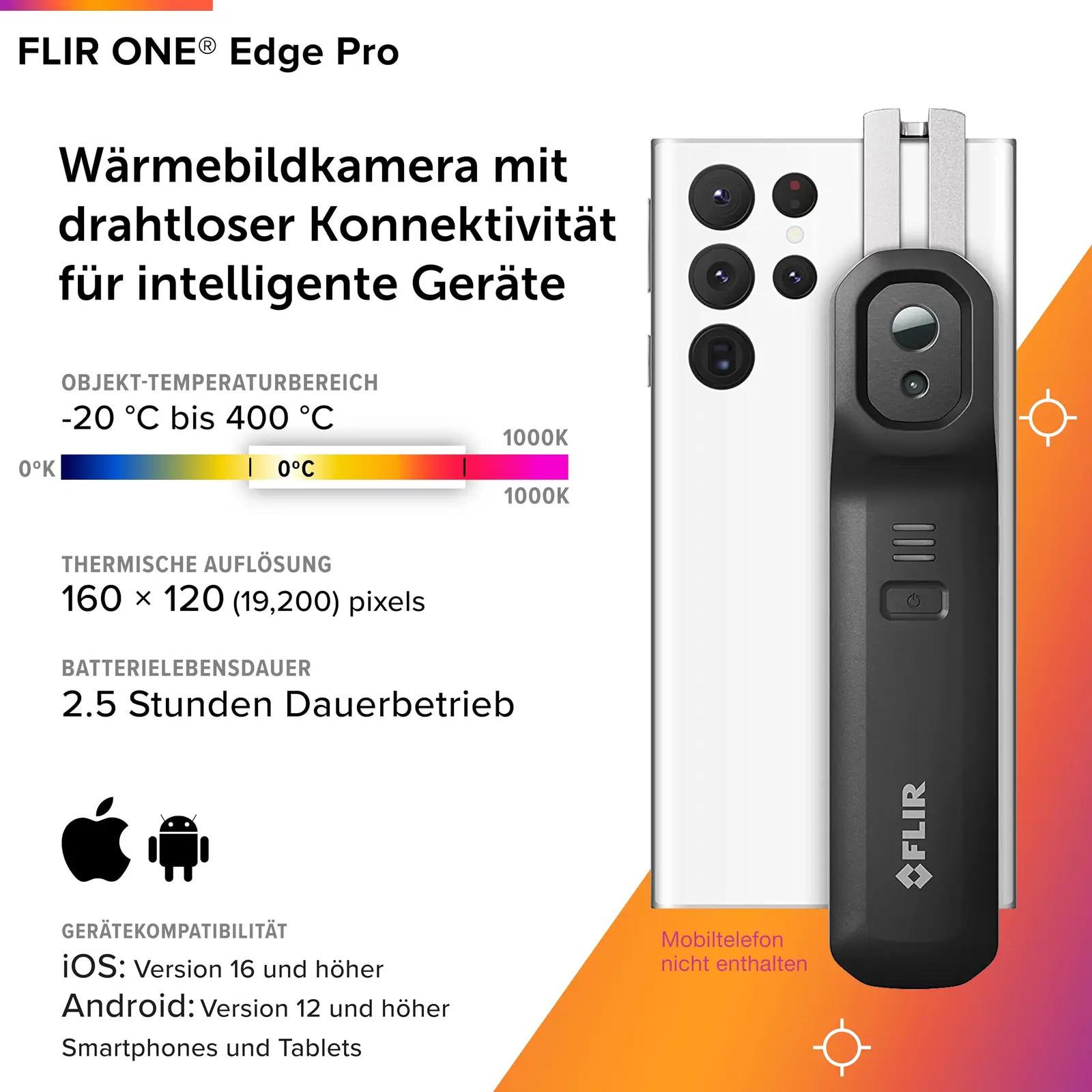 FLIR soojuspiltkaamera nutitelefonile – täpne ja kaasaskantav – detailne vaade
