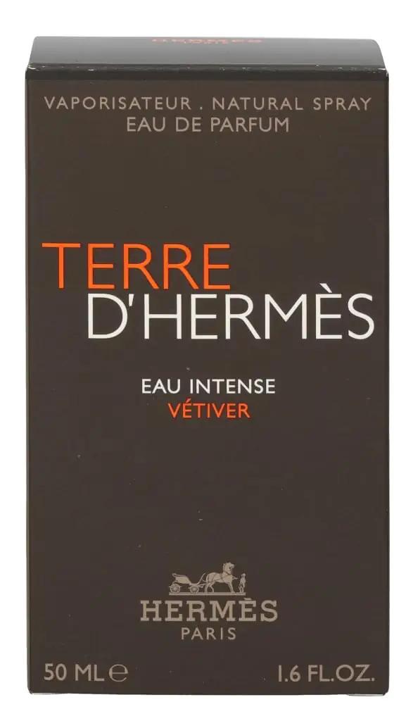 Hermès luksuslik vetiveri lõhn 50 ml — intensiivne ja elegantne – pakend ja tarvikud