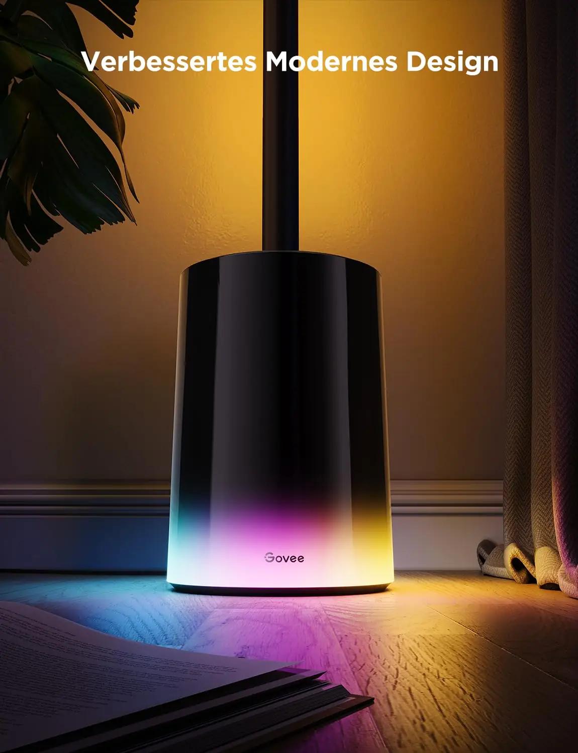Govee modernne LED-lamp 152 cm dimmitav ja RGBIC värvid – detailne vaade