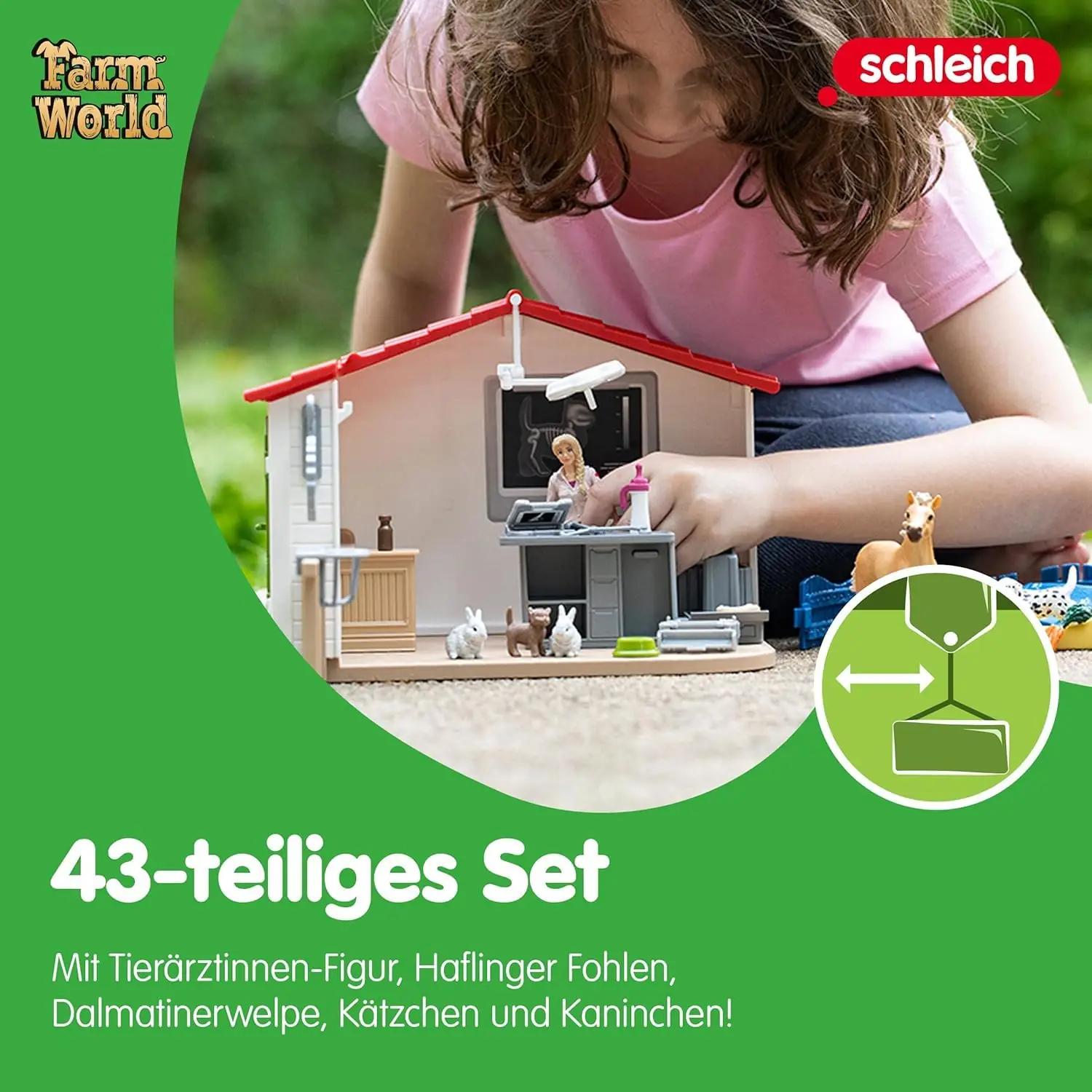 SCHLEICH mängukomplekt loomaarstipraksis – hariv kingitus lastele – lisavaade