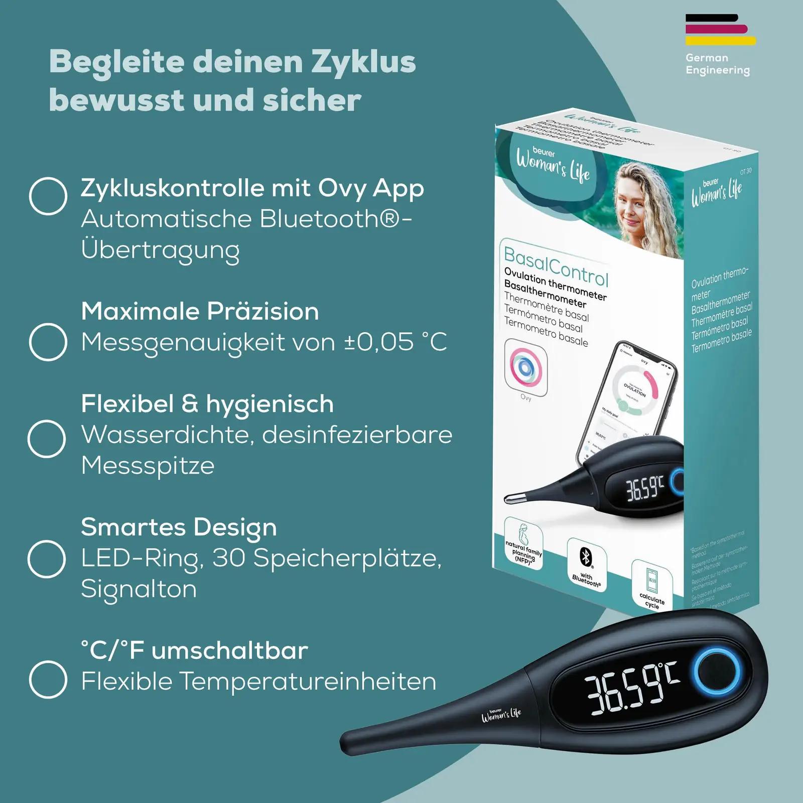 Beurer basaaltermomeeter OT30 – täpne tsüklikontroll ja Bluetooth – pilt 9